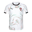 Camisa Seleção Portugal II 25/26 - Torcedor Puma Masculina - Branca com detalhes em verde e vermelho