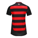 Camisa Flamengo I 25/26 - Torcedor Adidas Feminina - Preta e vermelha