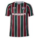 Camisa Fluminense I 24/25 - Torcedor umbro Masculina - Verde e vinho