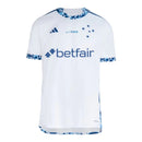 Camisa Cruzeiro II 24/25 - Torcedor Adidas Masculina - Branca com detalhes em azul