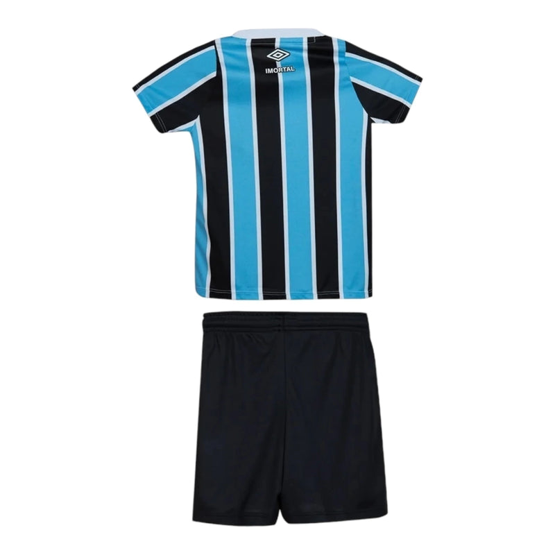 Kit Infantil Grêmio I 24/25 - Umbro - Azul e preto