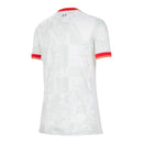 Camisa Liverpool III 24/25 - Torcedor Nike Feminina - Branca com detalhes em vermelho e cinza