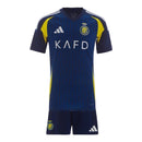 Kit Infantil Al-Nassr II 24/25 - Adidas - Azul e amarelo