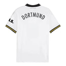 Camisa Borussia Dortmund III 24/25 - Torcedor Puma Masculina - Branca com detalhes em preto e amarelo