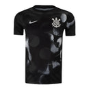Camisa Do Timão Pré-jogo 25/26 - Torcedor Nike Masculina - Preta com detalhes em branco