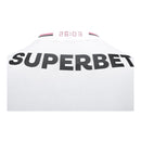 Camisa São Paulo I 25/26 - Torcedor New Balance Masculina - Branca com detalhes em vermelho e preto