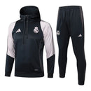 Conjunto Real Madrid Treino 25/26 - Masculino Adidas - Preto e cinza