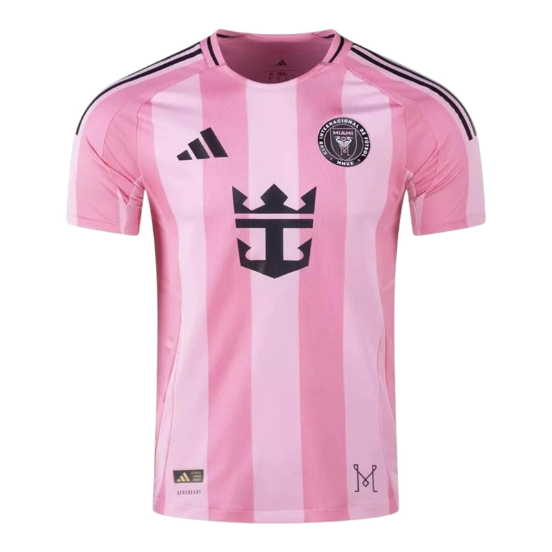 Camisa Inter Miami I 25/26 - Jogador Adidas Masculina - Rosa com detalhes em preto