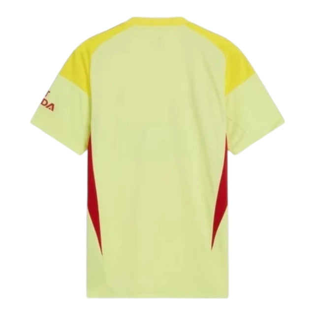 Camisa Arsenal Goleiro 25/26 - Torcedor Adidas Masculina - Amarela com detalhes em vermelho