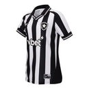 Camisa Botafogo I 25/26 - Torcedor Reebok Feminina - Preta e branca