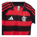 Kit Infantil Flamengo I 25/26 - Adidas - Vermelho e preto