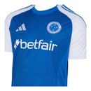 Camisa Cruzeiro I 25/26 - Torcedor Adidas Masculina - Azul e Branca