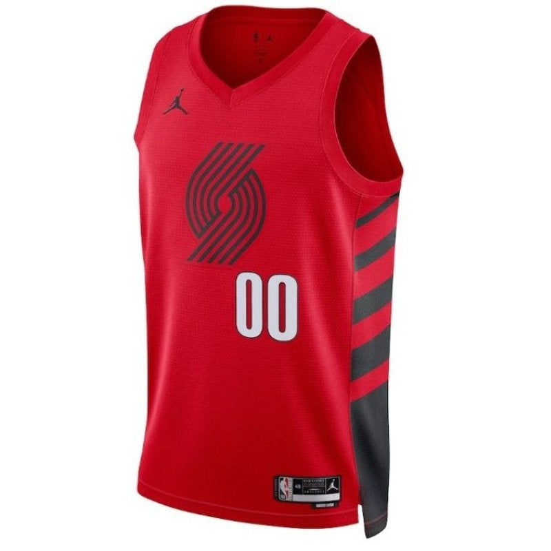 Camisa NBA - Portland Trail Blazers - 2023 - Edição de Impacto - Vermelho