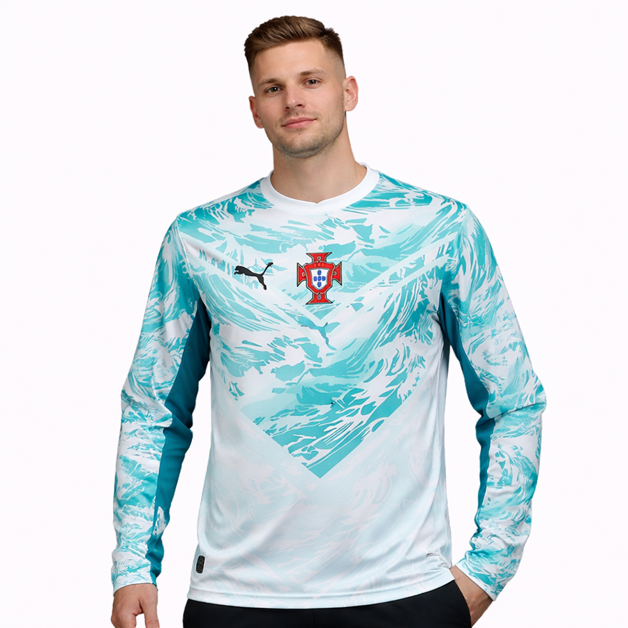 Camisa Portugal 2026 II Away - Manga Longa