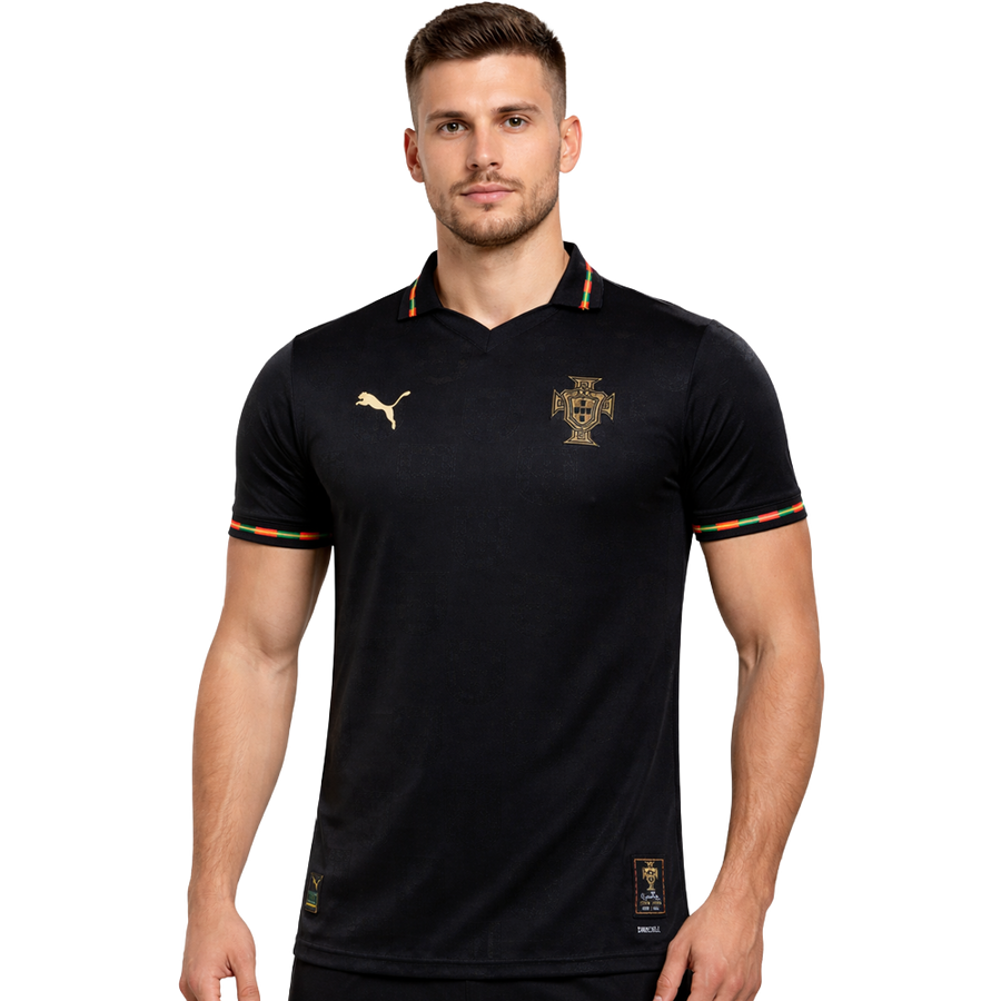 Camisa Portugal 2026 Pantera Negra Eusébio - Versão Jogador