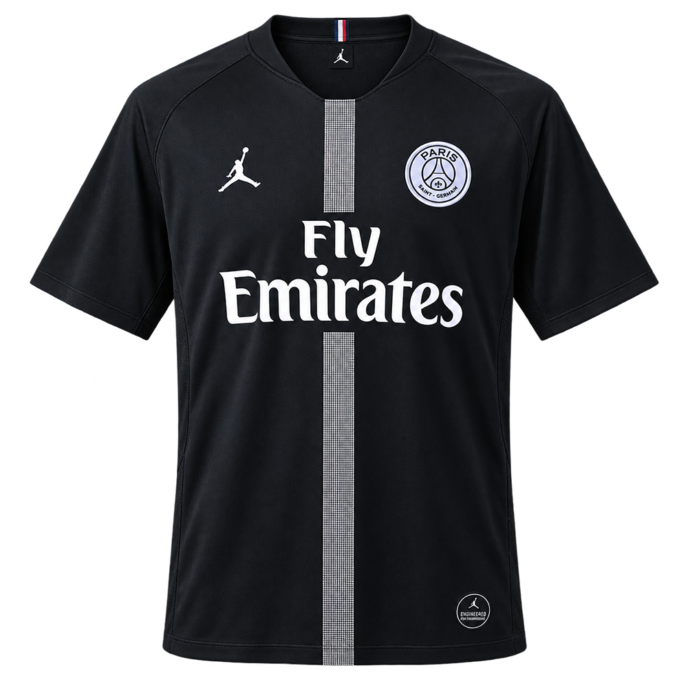 Camisa Paris Saint-Germain 18/19 Black - Versão Retrô