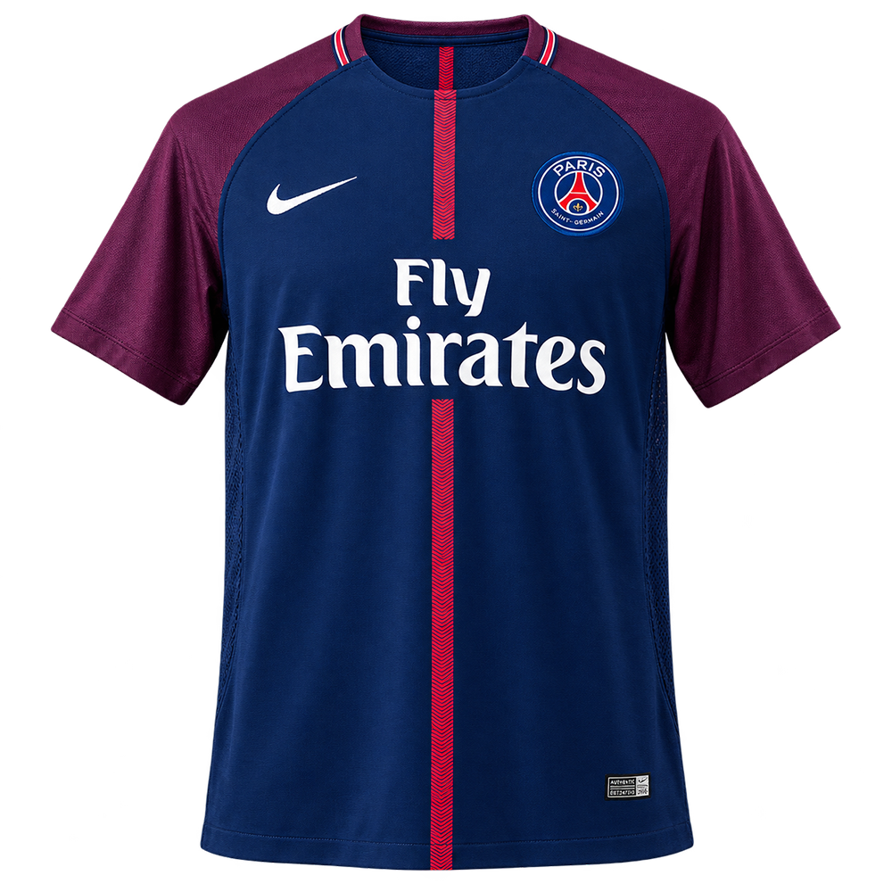 Camisa Paris Saint-Germain 17/18 I Home - Versão Retrô