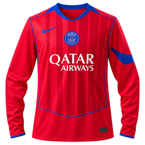 Camisa Paris Saint-Germain 25/26 lll Thrid - Versão Torcedor - Manga Longa