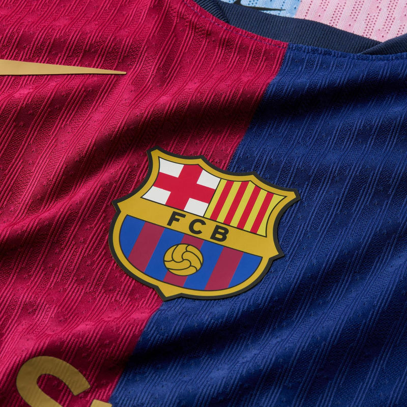 Camisa Barcelona I 24/25 - Torcedor Nike Masculina - Azul e vermelha