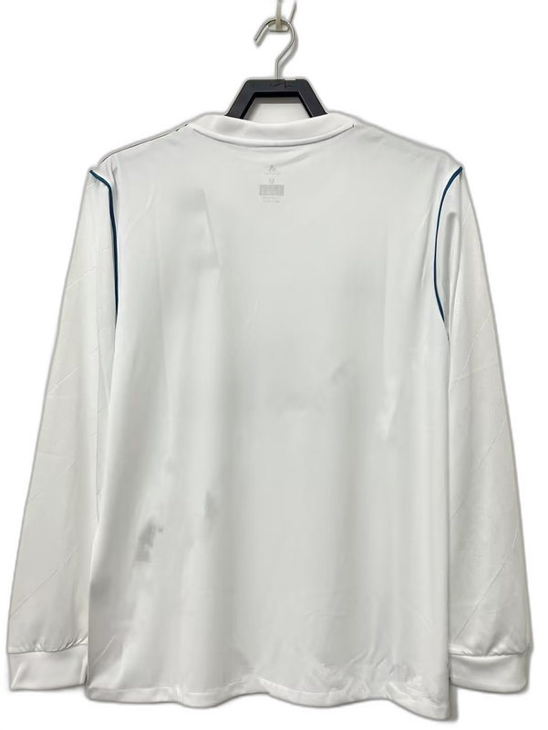 Camisa Real Madrid 17/18 I Home - Versão Retrô Manga Longa