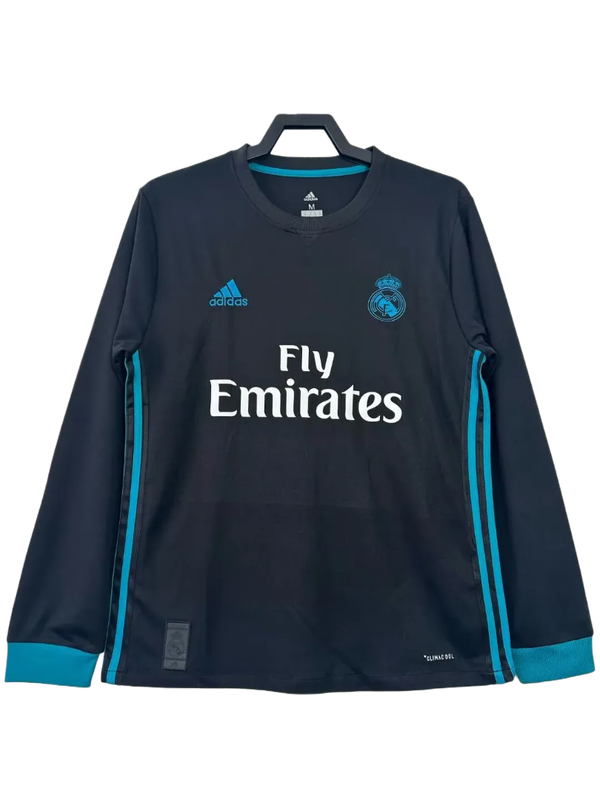 Camisa Real Madrid 17/18 II Away - Versão Retrô Manga Longa