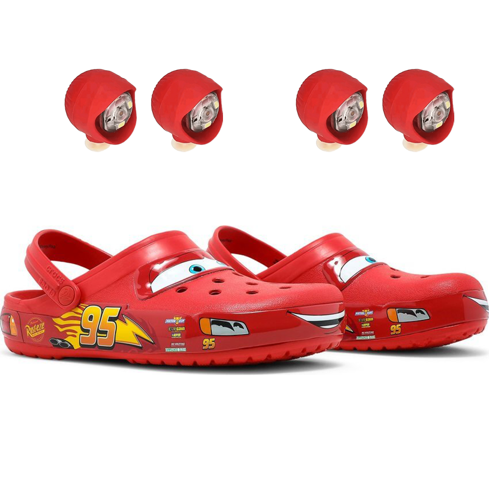 Sandália Crocs Relâmpago Vermelho - McQueen 95