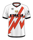 Camisa Rayo Vallecano I 24/25 - Torcedor Umbro Masculina - Branca com detalhes em vermelho