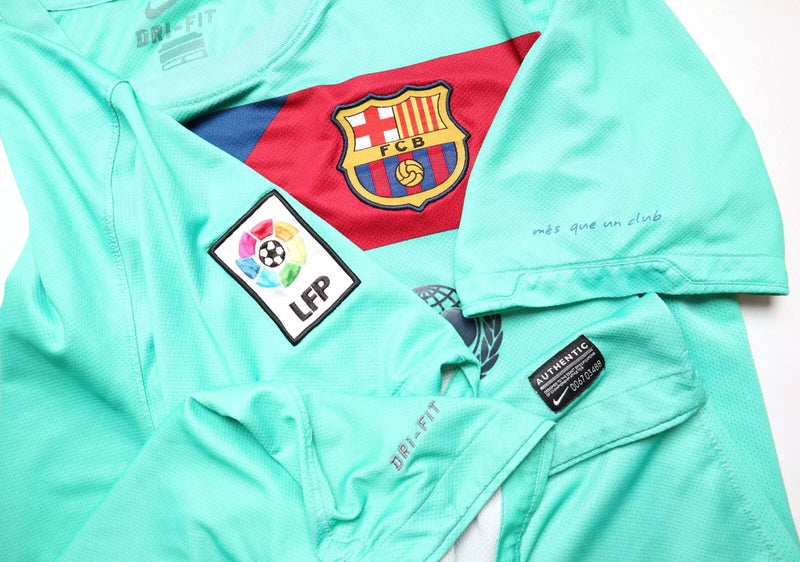 Camisa Retrô Barcelona II 10/11 - Masculina Nike - Verde