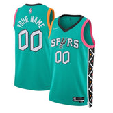 Camisa NBA - San Antonio Spurs - 2023 - Edição Cidade - Turquesa