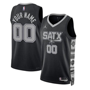 Camisa NBA - San Antonio Spurs - 2023 - Edição de Impacto - Preto