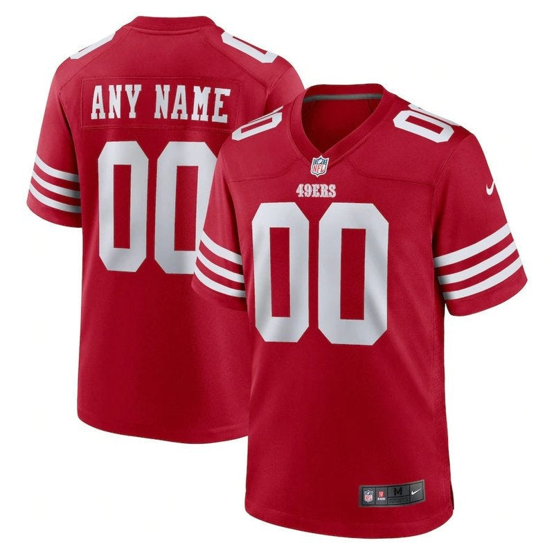 Camisa NFL San Francisco 49ers - Edição Personalizada Scarlet