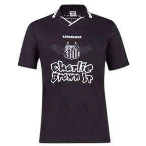 Camisa Santos Charlie Brown JR Preto - Versão Torcedor