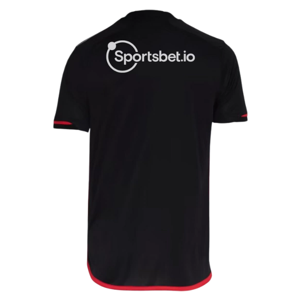 Camisa São Paulo III 23/24 - Torcedor Adidas Masculina - Preta com detalhes em vermelho e branco