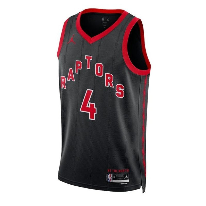 Camisa NBA Scottie Barnes - Toronto Raptors - 2023 - Edição de Impacto - Preto