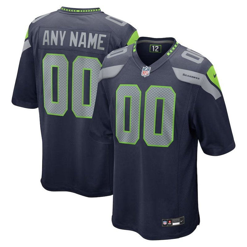 Camisa NFL Seattle Seahawks - Versão de Jogo - Azul Marinho