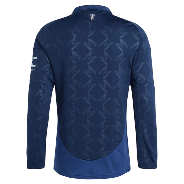 Camisa Manchester United II 24/25 Manga Longa - Torcedor Adidas Masculina - Azul