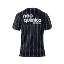 Camisa Do Timão Retro 11/12 - Torcedor Nike Masculina - Preta com linhas brancas