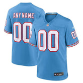 Camisa NFL Tennessee Titans - Oilers - Versão Retrô de Jogo - Azul Claro
