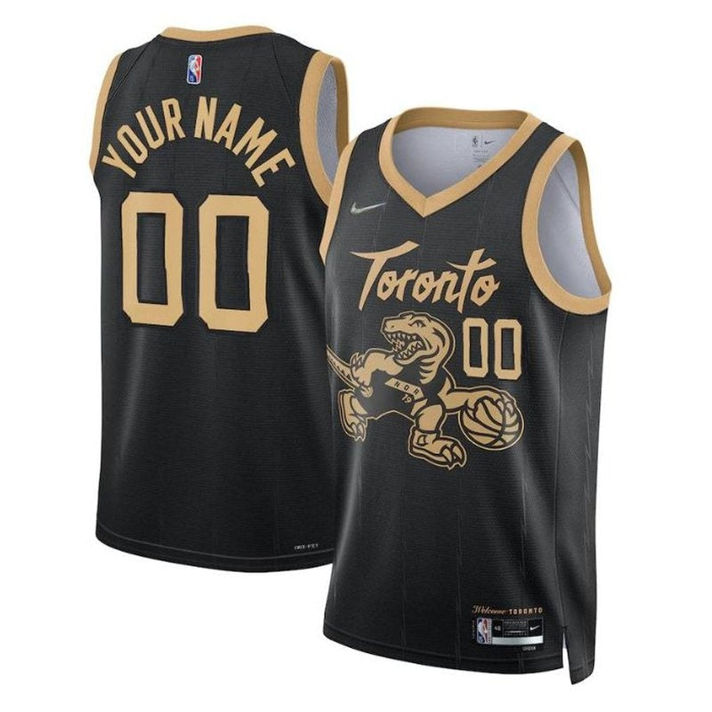 Camisa NBA - Toronto Raptors - 2021/22 - Edição Cidade - Preto