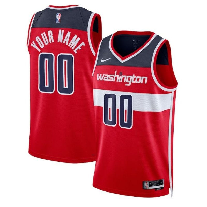 Camisa NBA - Washington Wizards - 2023 Vermelho - Edição Ícone