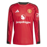 Camisa Manchester United 25/26 I Home - Manga Longa