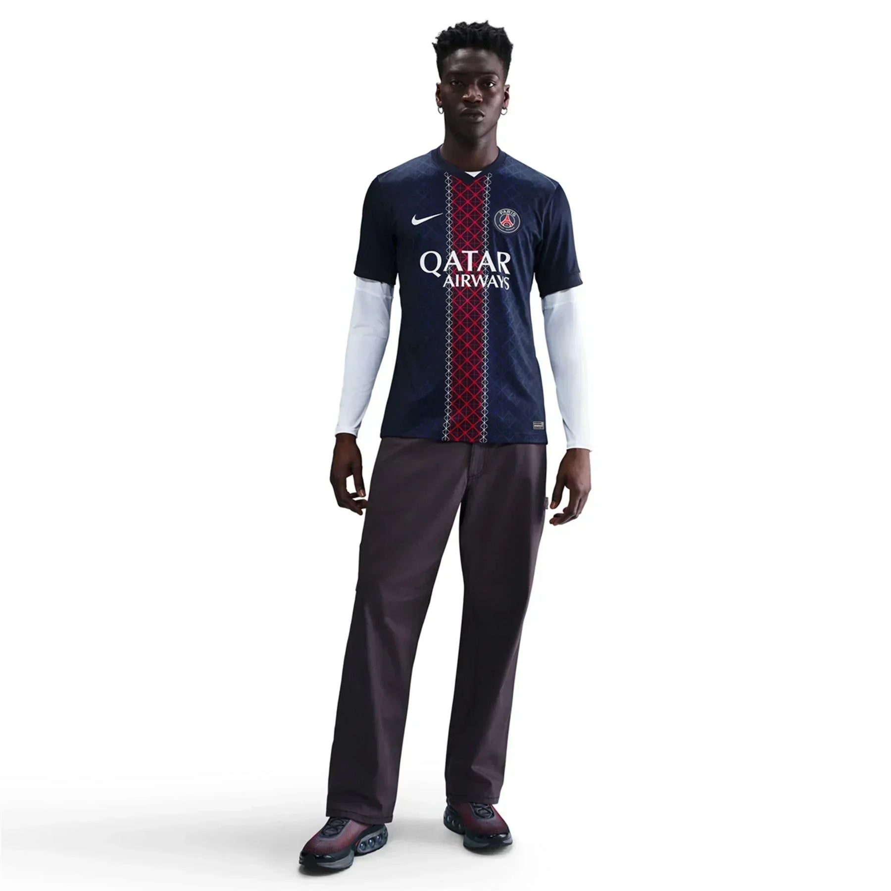 Camisa D. Doué - Paris Saint-Germain (PSG) 25/26 I Home - Versão Torcedor