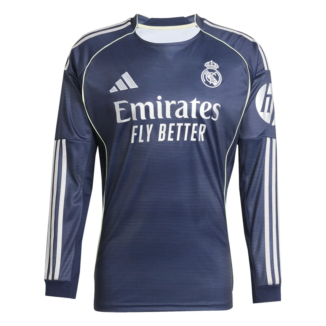 Camisa Real Madrid 25/26 II Visitante - Manga Longa