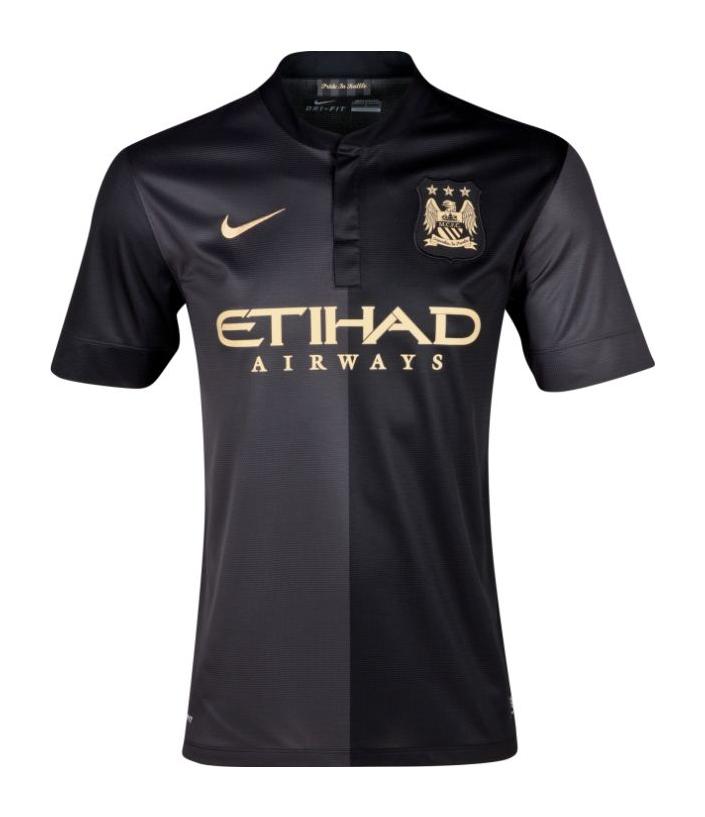 Camisa Retrô Manchester City 13/14 Nike - Preta