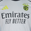 Camisa Benfica Ill 24/25 - Torcedor Adidas Masculina - Cinza / Preto / Amarelo