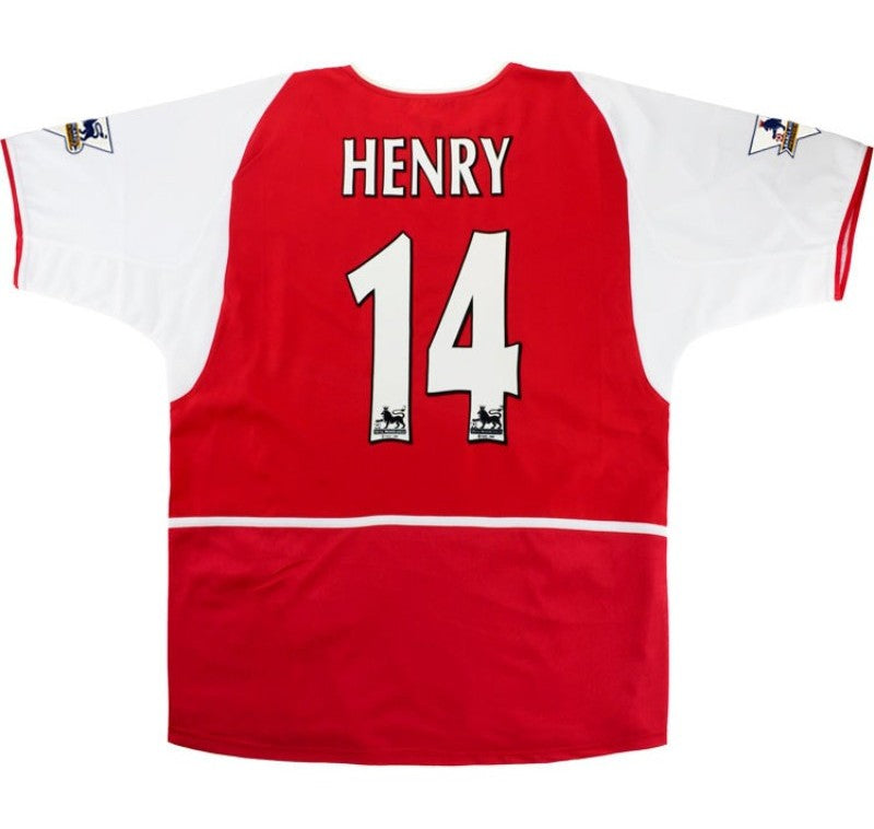 Camisa Retrô Arsenal I 02/04 - Masculina Nike - Vermelha e branca