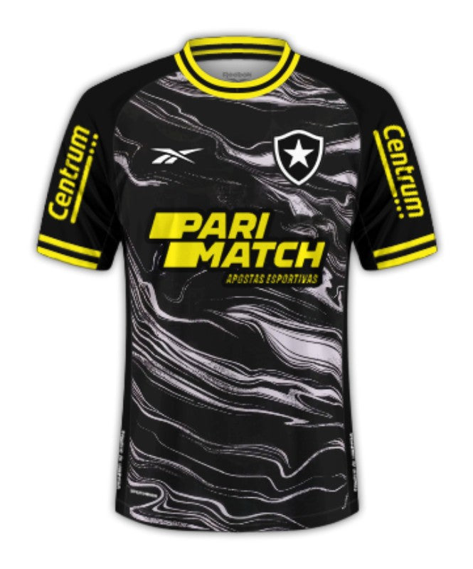 Camisa Botafogo 24/25 IV Fourth - Todos os Patrocínios - Versão Torcedor